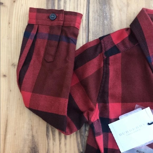 SOLD ON MERCARI NWT Burberry Children Button Down - Picture 5 of 5